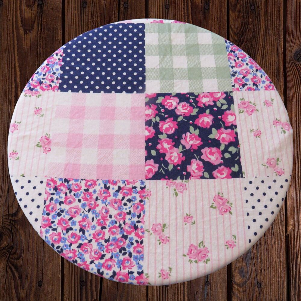 Kitchenaid Bowl Cover, Reversible Pink Patchwork and Floral Mixer Cover